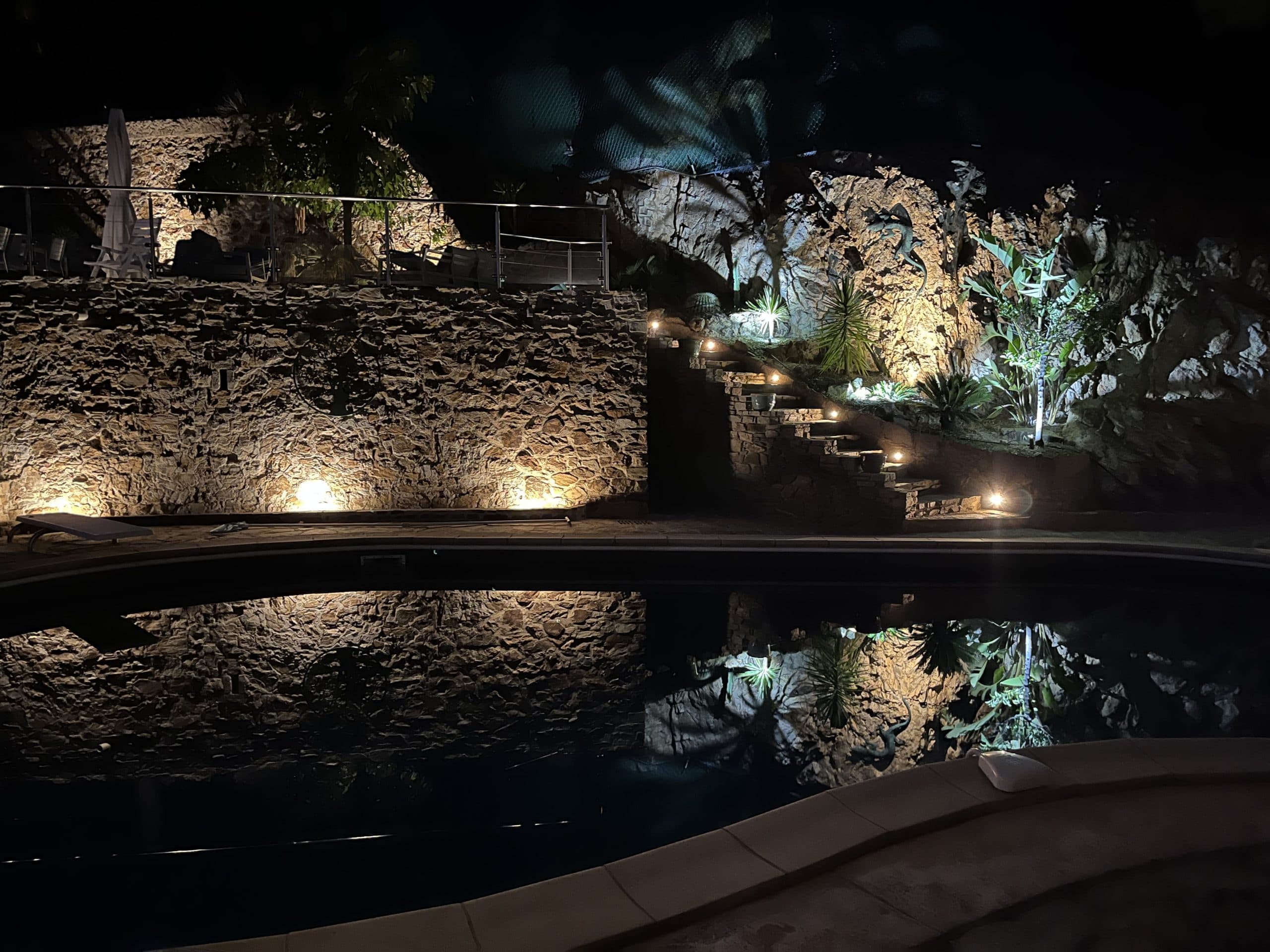 Piscine de nuit
